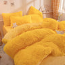 Fluffy Comforter Cover Bed Set Faux Fur Fuzzy Duvet Cover Set Luxury Ultra Soft Plush Long Shaggy Queen Size Duvet Quilt Cover