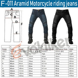 Windproof Plus Velvet Aramid Motorcycle Pants Men Protective Gear winter Riding Trousers Motocross Pants