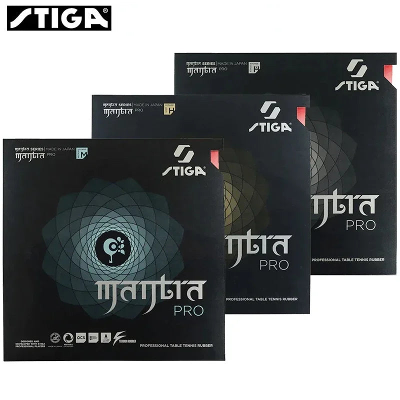 STIGA MANTRA PRO M / H / XH Series Table Tennis Rubber Semi-tacky Pimples-in Offensive Ping Pong Rubber Astringent rubber