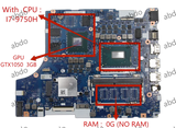 NM-C361 NM-C362 for Lenovo L340-15IRH L340-17IRH  Laptop Motherboard.with CPU I5-9300H GPU GTX1050 GTX1650 100% test work