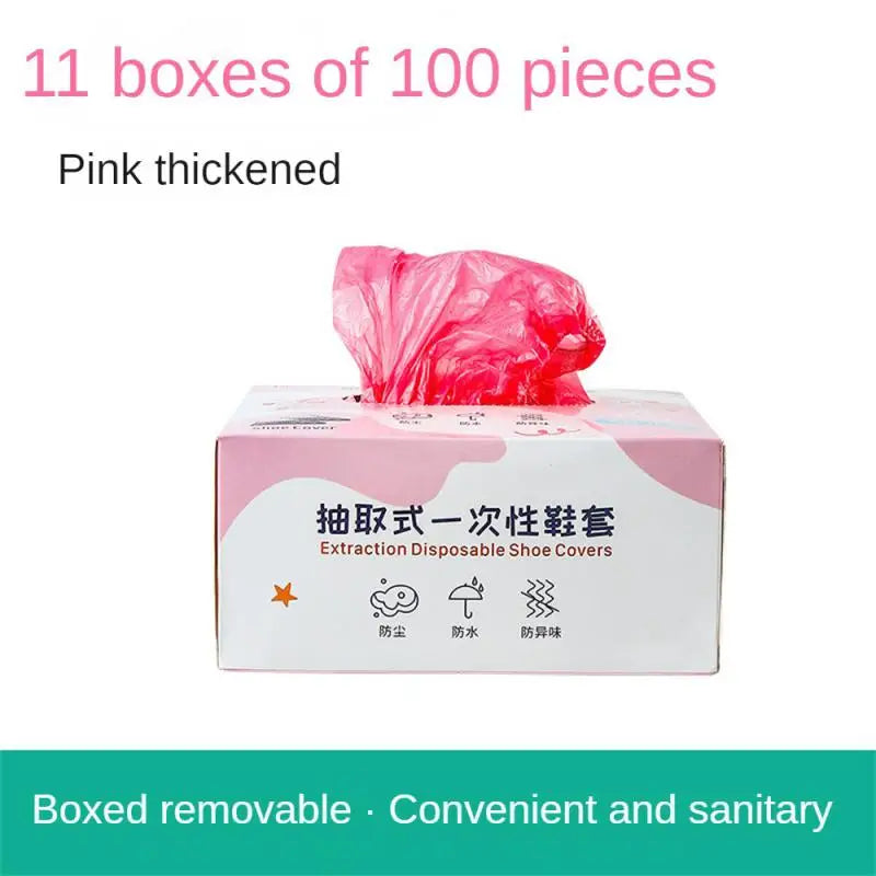 Disposable Shoe Covers Thickened Shoe Covers Superior Quality Shoe Dust Protection Tool Waterproof Non-slip Shoe Dust