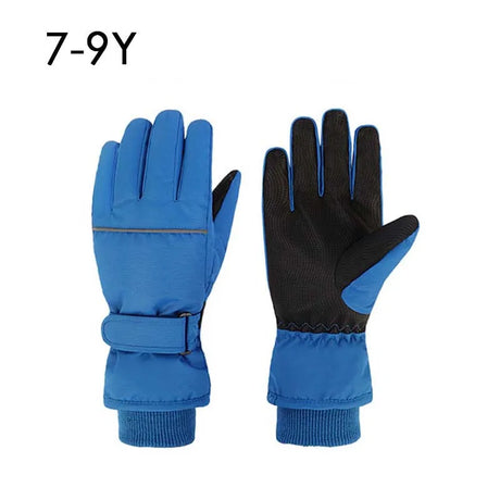 High Quality Kids Ski Gloves Winter Snowboard Snow Children Glove for Boys Girl Waterproof Thicken Mittens Keep Finger Warm 2023