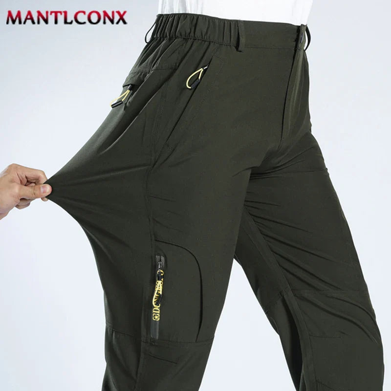 XL-5XL Lightweight Hiking Camping Trousers Men Thin Summer Pants for Men Sweatpants Stretch Quick Dry Casual Men's Pants Joggers