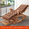 Living room Folding Rocking chair balcony Relaxing lounge chairs for adults Design reclining chair Made bamboo Leisure Armchair