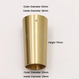 4PCS Pure Brass Covers Chair Cups Cabinet Covers Sofa Brass Tip Cap Furniture Tube Leg Protector Metal Legs Base GF48