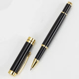 Customize Gold Color Text Gel Pens Engraving Metal Pretty School Student Supplies Office Accessories Writing Stationery 2024