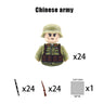 New WW2 Military Building Block Germany US British French Soviet Italian Action Figure Soldier Army Weapon Bricks Kids War Toys