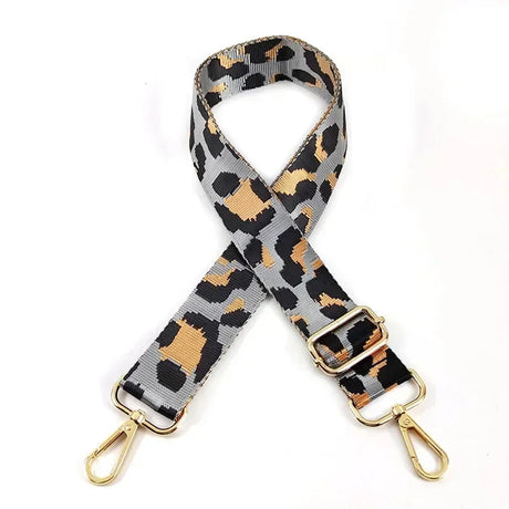 Deepeel Women 3.8cm Wide Colorful Bag Strap Band Leopard Shoulder Crossbody Straps Female Nylon Adjustable Bags Belt Accessory