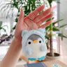 New Small Penguin Plush Keychains Cute Plushie Doll Anime Kawaii Toys for Children Pendant Key Chain Woman Girl Birthday Gift