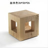 Creative Solid Wood Stool Log Pouf Sitting Stool Household Side Table Stump Hotel Decoration Coffee Table Creative Round Stool