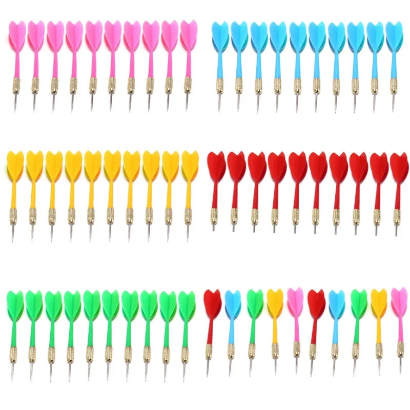 10PCS 11cm Darts Throwing Toy Darts Nice Flight Harrow Point multicolor Plastic Wing Needle Barrel Iron Copper Tip