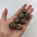 7PCS/SET DND Metal Dice Set Three-dimensional Flying Dragon 3D Metal Dice D&D Hollow Metal Dice Set DnD RPG Polyhedral Games