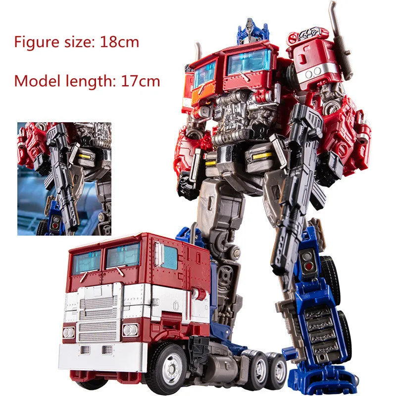 Transformation Toys Robot Car Alloy Plastic Action Figure Anime Action Figure Movie Series Children Birthday Gift