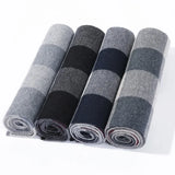 High Quality Pure 100% Wool Men Scarf Soft Warm Cashmere Muffler Male Autumn Winter Shawl Business Scarf Chrismas Gift Boy