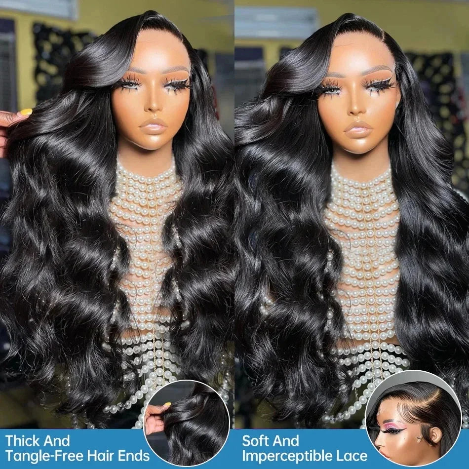 On Fleek Official Body Wave Hd Lace Front Wig 13x4 13x6 30 40 Inch 4x4 Lace Closure Wig Transparent Human Hair Lace Frontal Wig