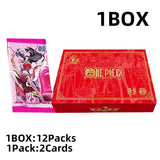 One Piece Collection Cards Box Booster Pack Anime Luffy Zoro Nami Chopper TCG Game Playing Game Cards