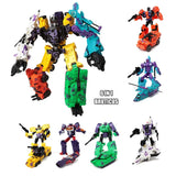 HZX 6In1 Devastator Haizhixing Transformation Toys Anime Action Figure KO G1 Robot Aircraft Engineering Vehicle Model  NO Box