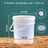 Home With Airlock Brewing Container Fermentation Beer Bucket Making Wine & Fermenter Kit Equipment For Barware