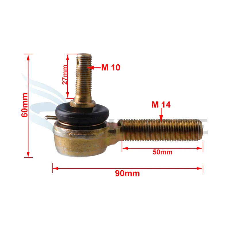 M10 Welding Swing Arm Ball joint Kits Fit For Chinese 110cc 125cc 150cc ATV UTV Go Kart Buggy Quad Bike Accessories