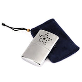 Portable Liquid Fuel Mini Hand Warmer Reusable Furnace Zinc Alloy Pocket Hand Warmer Handy Winter Heater Burner for Outdoor