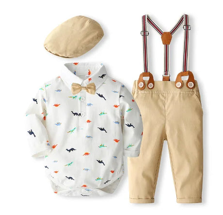 Newborn Baby Boy Clothes Set 0 to 3 6 9 12 Months 1st Birthday Party Infant Boys Sets Clothing Outfit Romper Shirts Pants Suit