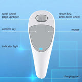 1 Set Lightweight Phone Mouse Rechargeable Thumb Mouse 10M Effective Range Wireless-Control Ergonomic Design Thumb Mouse