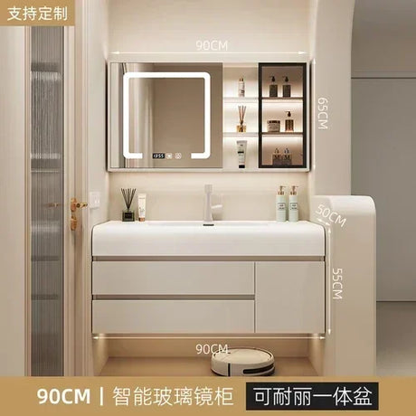 Wall Shelf Sink Bathroom Cabinet Shelfs Accessories Toilet Storage Bathroom Cabinet Locker Unit Mobile Bagno Home Furniture DQ