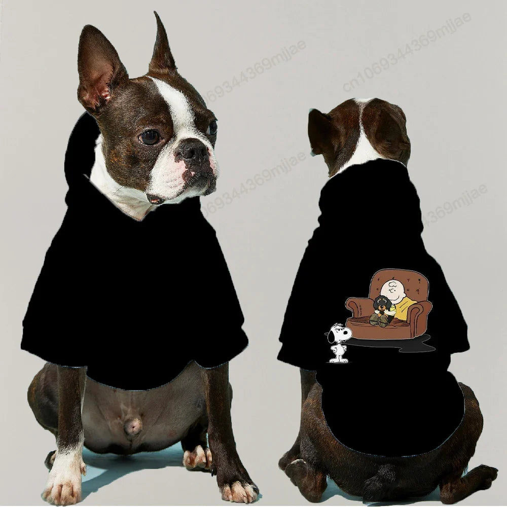 Disney  Hooded Sweater French Bull Dog Clothes for Small Dogs Apparel Pet Clothing Apparels Pug Dogs' Clothing 2023 Costume Suit