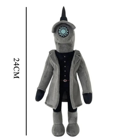 Newest Skibidi Toilet Clockman Titan TV Man Speakerman Plush Toys Horror Game Cartoon Stuffed Doll Kids Birthday Christmas Gifts