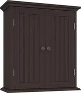 Bathroom Wall Cabinet,Over The Toilet Space Saver Storage Cabinet, Medicine Cabinet with 2 Door and Adjustable Shelves, Cupboard