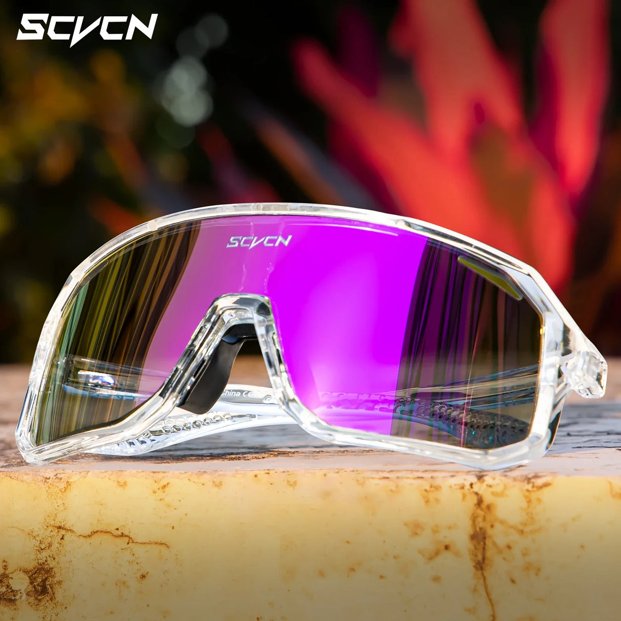 SCVCN-Sunglasses for Men Sport Cycling Glasses Bike Mountain Bicycle Hiking Camping Golf UV400 Protection Glasses Women Baseball
