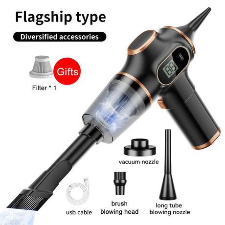 Wireless Handheld Vacuum Cleaner 120W Powerful Electric Portable Mites Dust Cleaners Office Home Appliance Car Vacuum Cleaneing