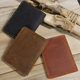 Genuine leather passport holder travel wallet luxury women men s deisgner retron fashion bifold