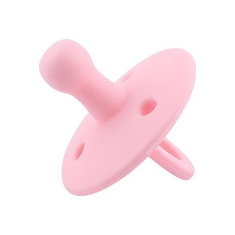 Baby Silicone Pacifier Safe Food Grade Teether Newborn Soother Solid Color Dummies Silicone Nipple For Baby Chew Accessories