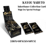 Original Naruto Collection Cards Full Set Booster Box Kayou Uzumaki Uchiha Playing Game Cartas Christmas Gift