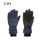 Waterproof Adult Kids Ski Gloves Thick Children Mittens Snowboard Outdoor Snow Child Winter Gloves for Boys Girls Fleece Lining