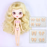 ICY DBS Blyth doll bjd joint body white skin cute Bun face suit 1/6 toy 30cm girl gift anime