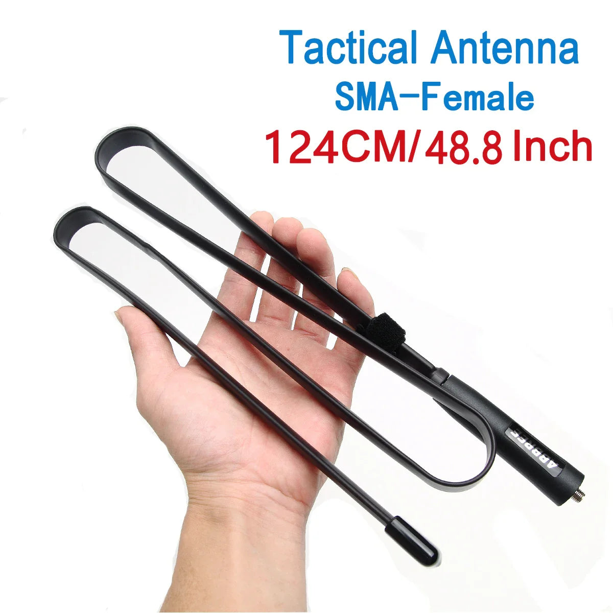 ABBREE CS Tactical Antenna SMA-Female Dual Band VHF UHF 144/430Mhz Foldable For Walkie Talkie Baofeng UV-13 PRO UV-5R UV-82 888S