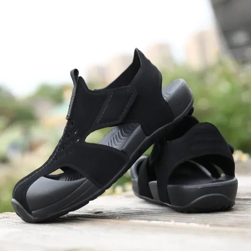 Children Functional Sandals Kids Fashion Airplane Shoes Summer New Baby Beach Shoes  Boys and Girls Cool Barefoot Sandals