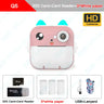 Children 1080P HD Digital Camera Toys Instant Print for Kids Thermal Print Camera Instant Print Photo Video With 32G Memory Card