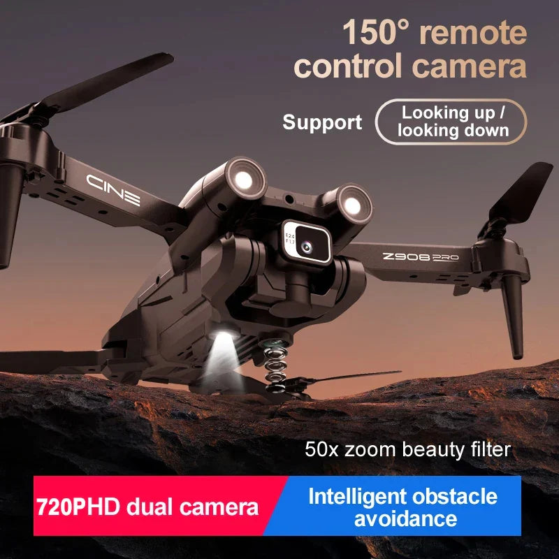 Z908 Pro Drone 10K RC Drone Toy 2.4G WIFI Mini Drone Professional Obstacle Avoidance Helicopter Remote Control Quadcopter