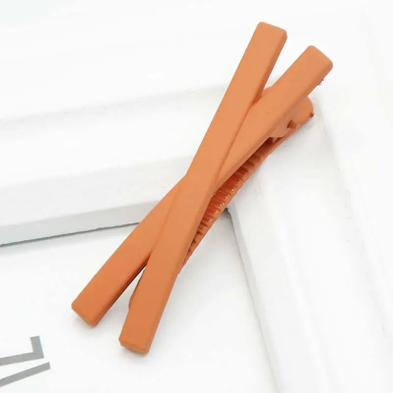 1~100PCS Matte Stylish And Eye-catching Matte Hair Clip For Curly Hair Popular Hair Clip Best-selling Hairpin Candy Color