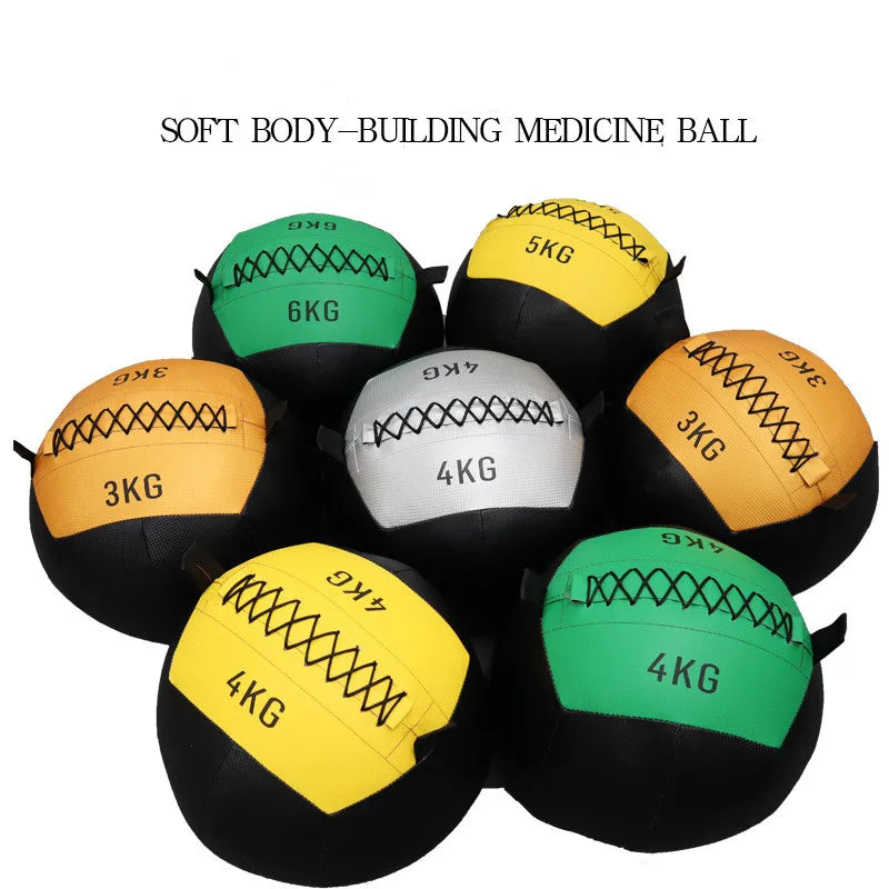 Empty 2 -12kg Crossfit Medicine Wall Ball Gym Core Training Throwing Boucing Slam Cross Trainer Balance Training Medicine Ball