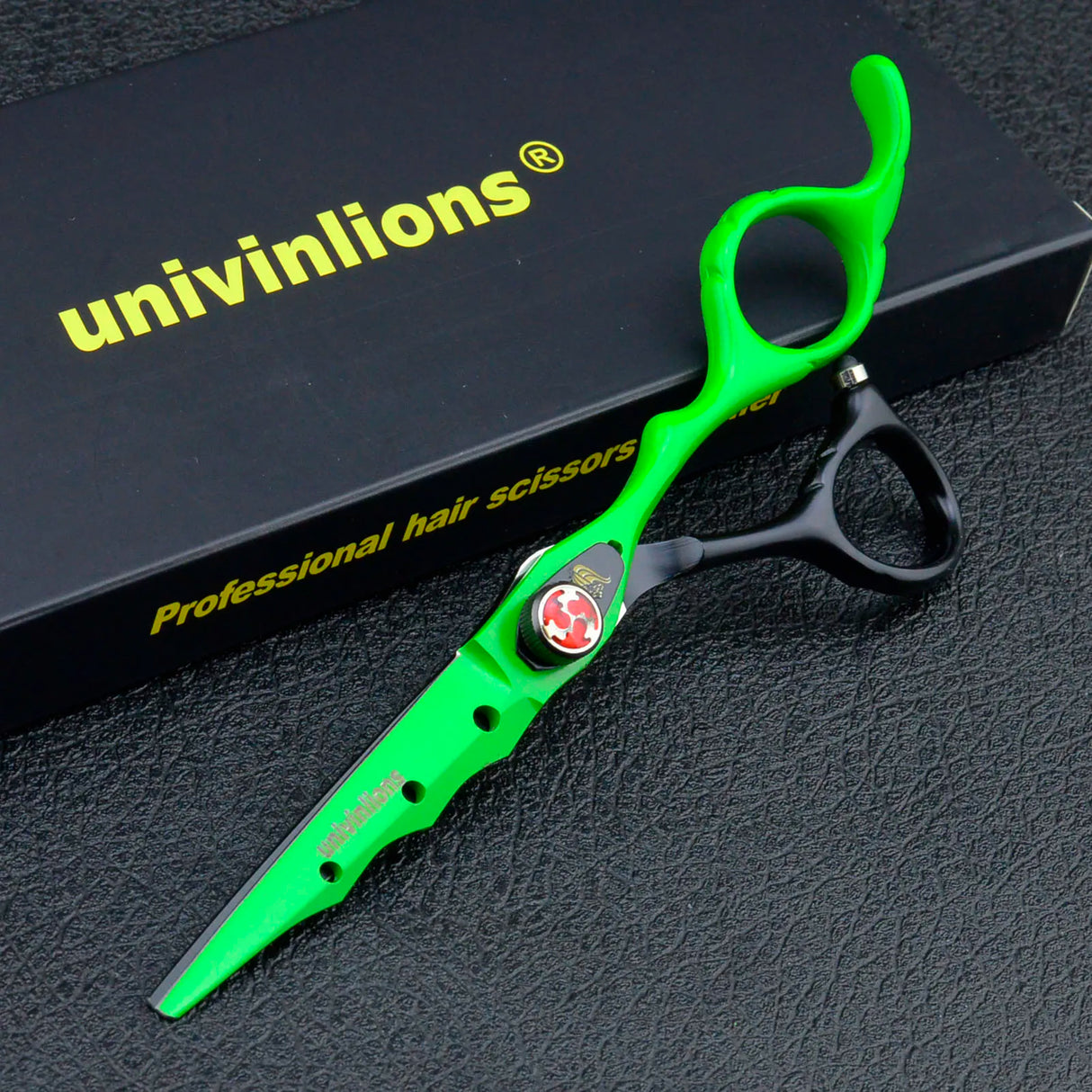 6" Black Green Hair Scissors Barber Hairdressing Tools Barber Thinning Shears Japanese Hair Cutting Scissors Salon Barbersupply