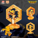 Adventure Animation Anime Figure Digimon Derivatives Agumon Gabumon Night Lamp Kawaii Light Desktop Decoration Christmas Gift