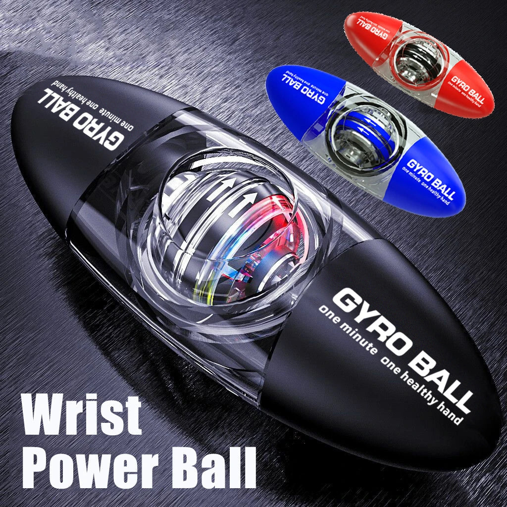 Newest Hand Powerball Wrist Strengthener Power Wrist Ball Gyroscope Gym Grip Exerciser Gyro Fitness Ball Muscle Relax Training