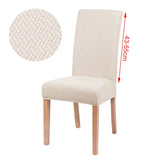 Dining chair Cover For Home Polar Fleece Fabric Chair Cover Stretch Slipcovers Seat Chair Covers Banquet Hotel Dining Room