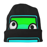 App Fun Games Geometric Dash Bonnet Hat Cool Street Skullies Beanies Hats Geometry Dash for Men Women Warm Multifunction Cap