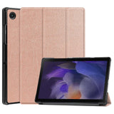 For Samsung- Galaxy Tab A8 10.5 Inch 2022 X205/200 Leather Case Tri-fold Slim Case Auto On/off Laptop Accessories Dropshiping