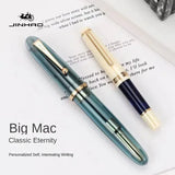 JinHao 9019 Luxury Fountain Pen Luxury Elegant  Acrylic Transparent Spin Pen F M Stationery Office School Supplies Writing Pen